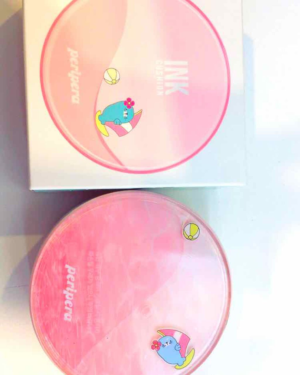 インク ラスティング ピンククッション/PERIPERA/クッションファンデーションを使ったクチコミ(1枚目)