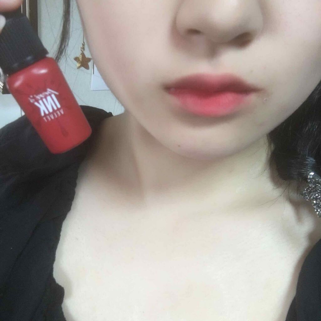 インク ベルベット/PERIPERA/口紅を使ったクチコミ(2枚目)