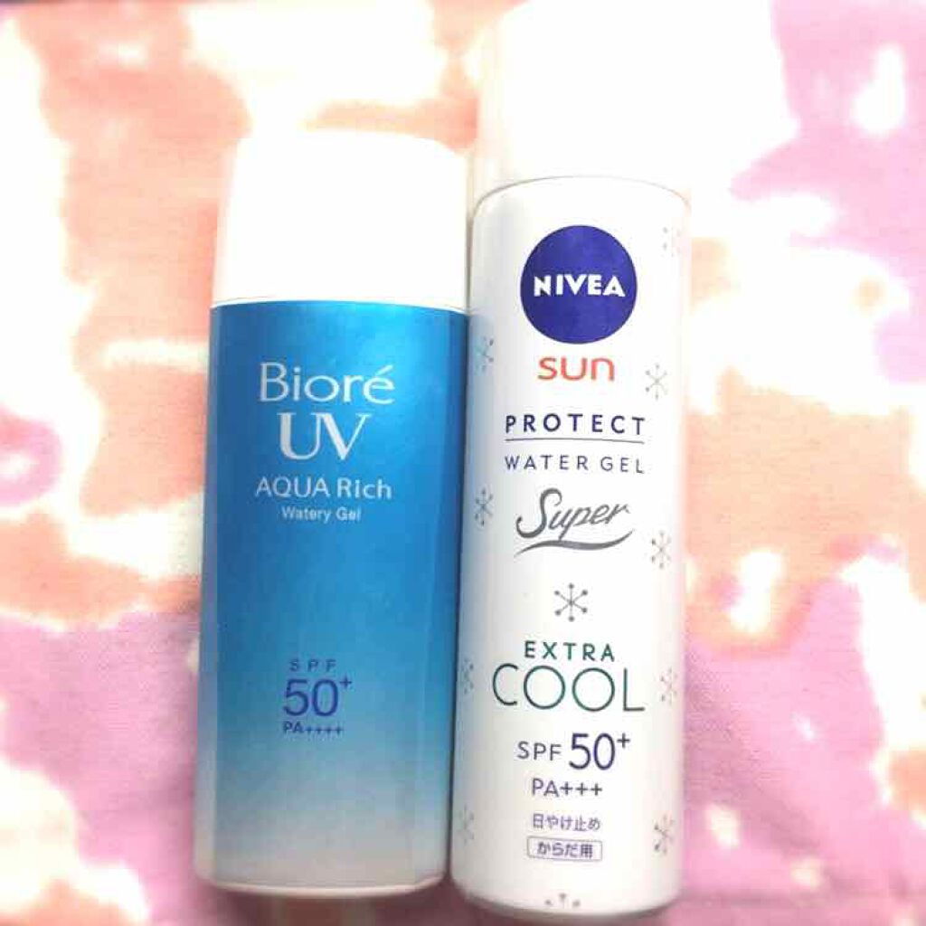 ニベアサン プロテクトウォータージェル SPF50+ エクストラクール/ニベア/日焼け止め・UVケアを使ったクチコミ（1枚目）