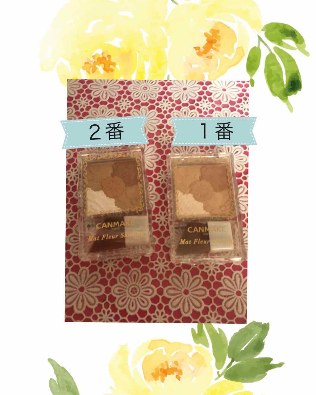 グロウフルールチークス/キャンメイク/パウダーチークを使ったクチコミ(1枚目)