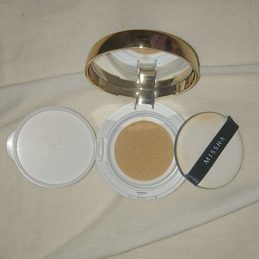 M クッション ファンデーション(モイスチャー)/MISSHA/クッションファンデーションを使ったクチコミ(2枚目)