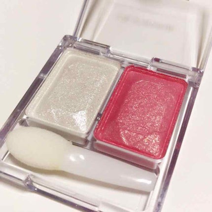 ツーカラー アイシャドウ ラメシリーズ/CEZANNE/アイシャドウパレットを使ったクチコミ(2枚目)