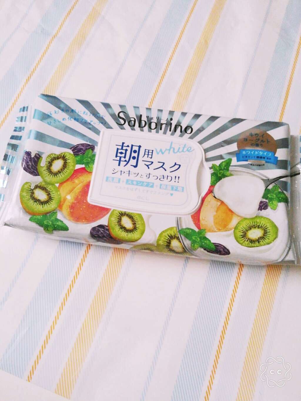 目ざまシート フレッシュ果実のホワイトタイプ/サボリーノ/シートマスク・パックを使ったクチコミ(1枚目)