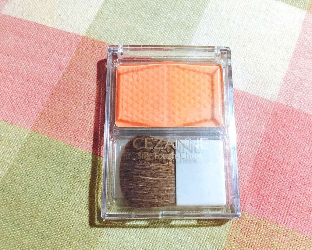 シルクタッチチーク/CEZANNE/パウダーチークを使ったクチコミ(1枚目)
