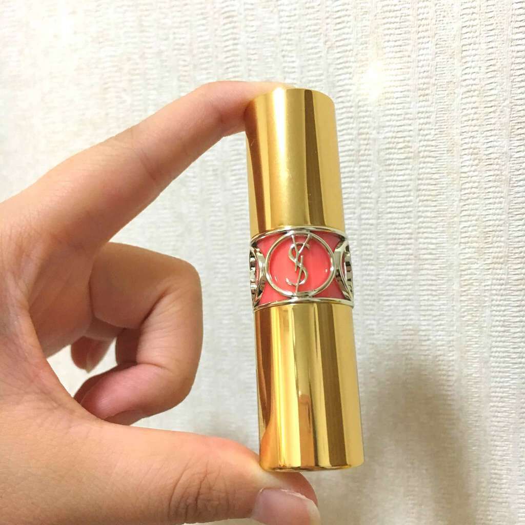 ルージュ ヴォリュプテ シャイン/YVES SAINT LAURENT BEAUTE/口紅を使ったクチコミ(1枚目)