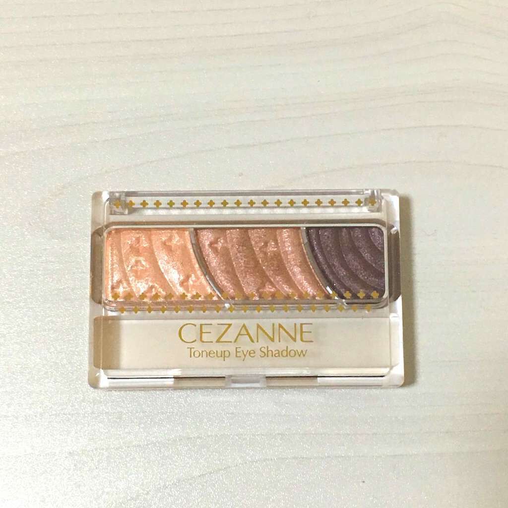 トーンアップアイシャドウ/CEZANNE/アイシャドウパレットを使ったクチコミ(1枚目)