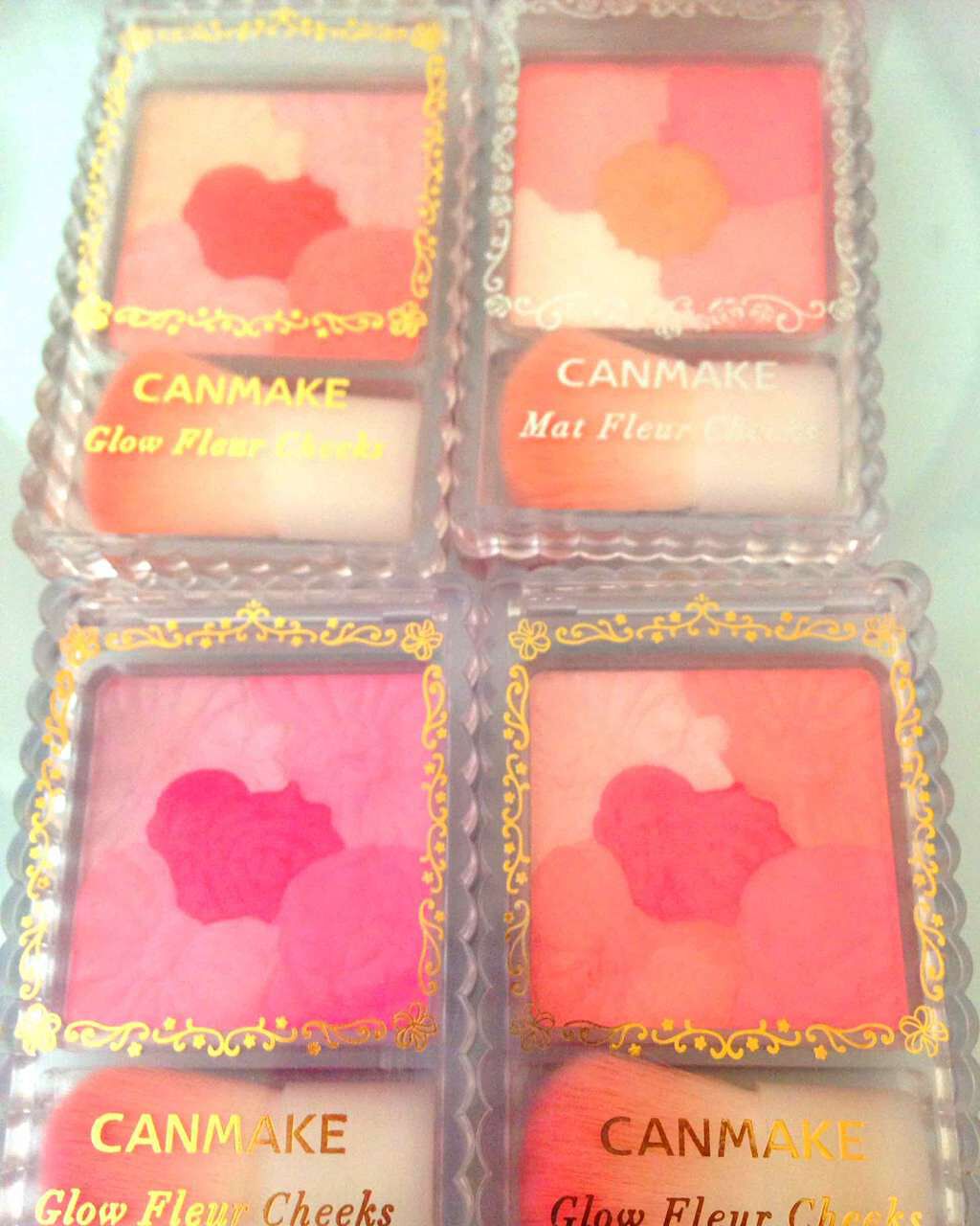 グロウフルールチークス/キャンメイク/パウダーチークを使ったクチコミ(1枚目)