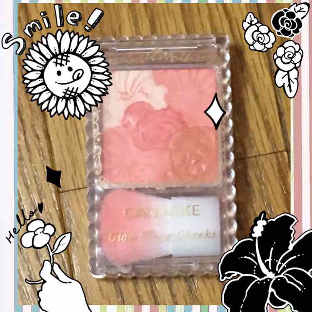 グロウフルールチークス/キャンメイク/パウダーチークを使ったクチコミ(1枚目)