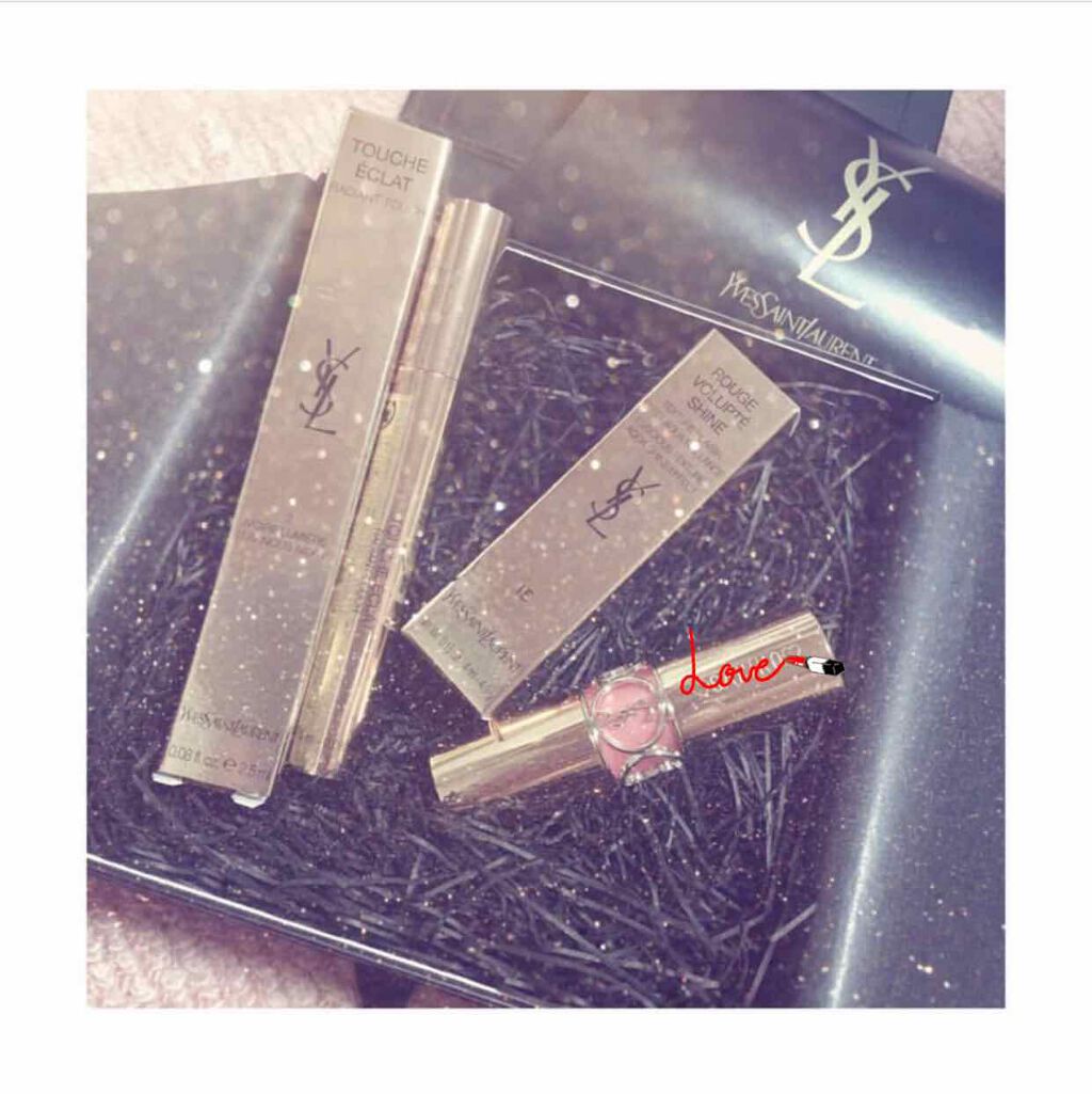 ルージュ ヴォリュプテ シャイン/YVES SAINT LAURENT BEAUTE/口紅を使ったクチコミ（1枚目）