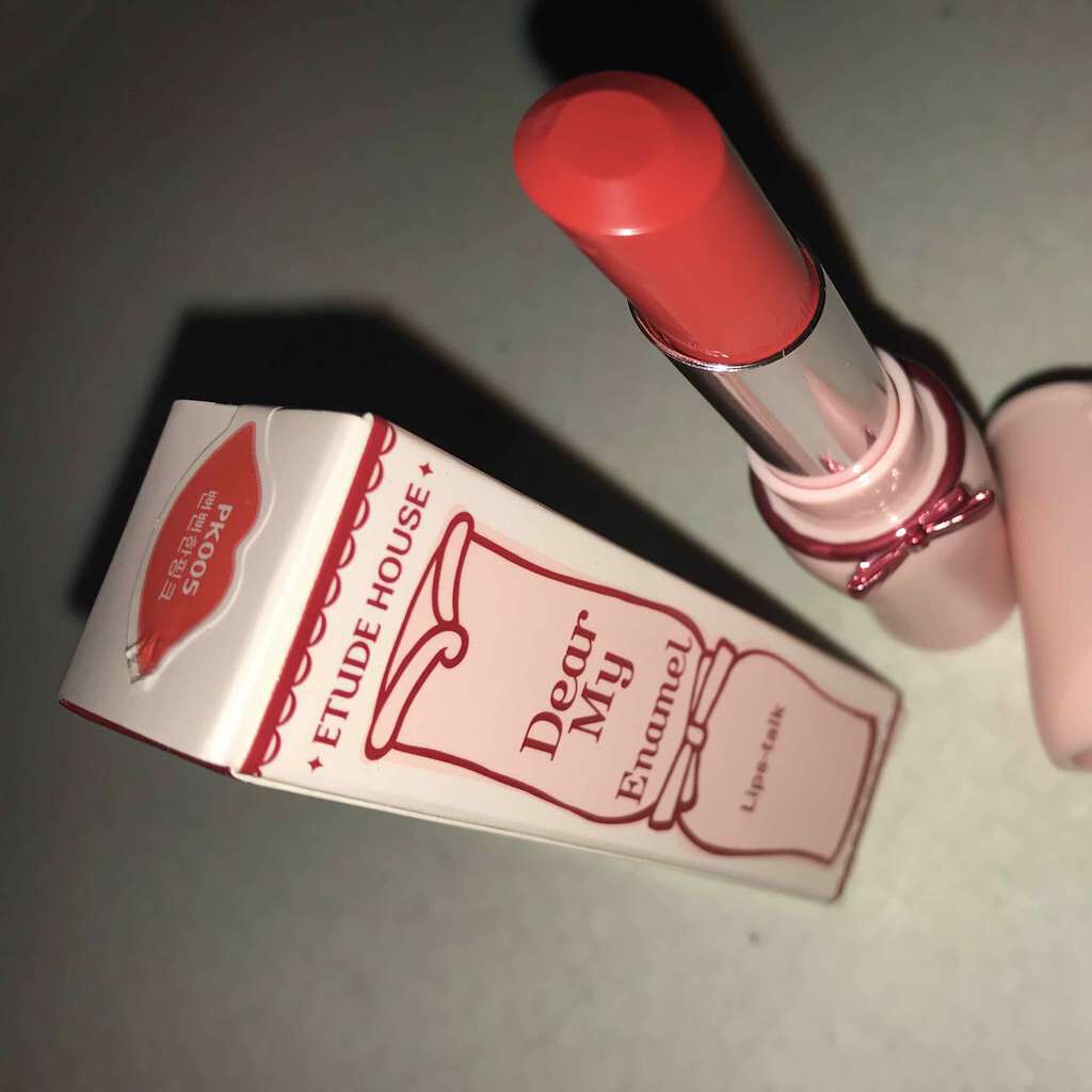 ディア マイエナメル リップトーク(旧)/ETUDE/口紅を使ったクチコミ(1枚目)