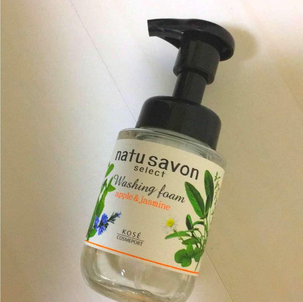 フォームウォッシュ (モイスト)/natu savon select/泡洗顔を使ったクチコミ(1枚目)
