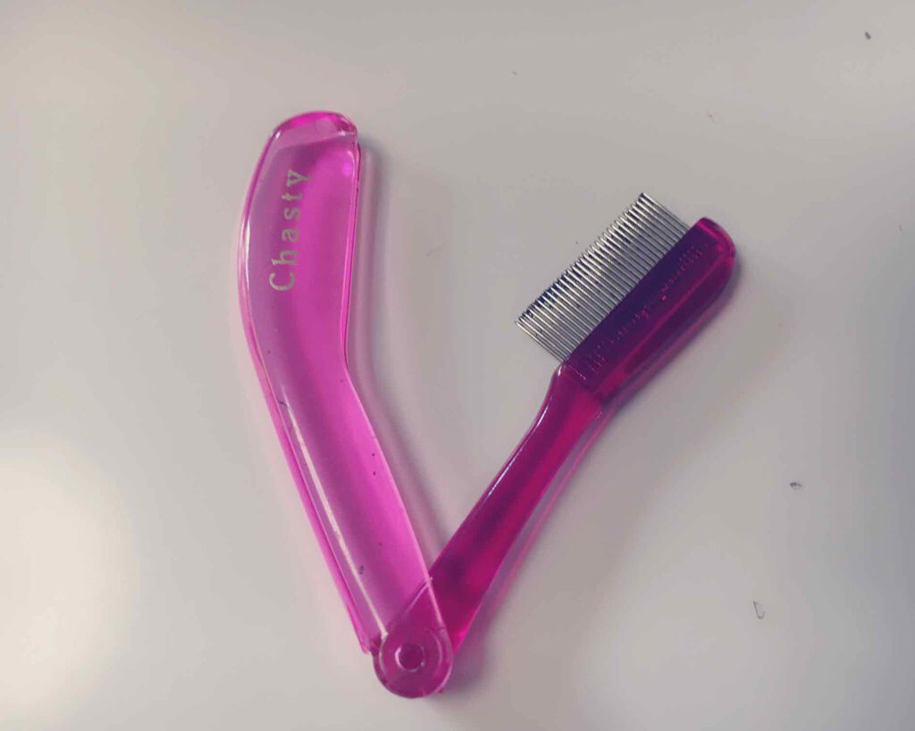 マスカラコーム メタルN(ナチュラル)/チャスティ/その他化粧小物を使ったクチコミ(2枚目)