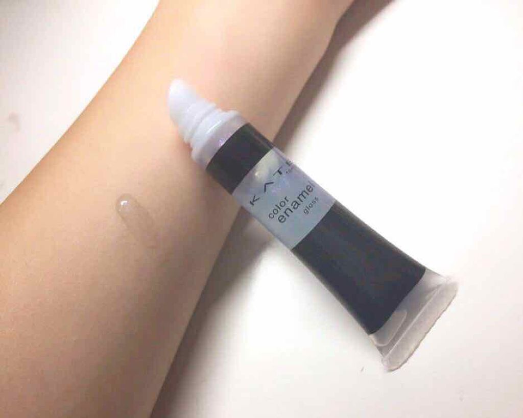 カラーエナメルグロス/KATE/リップグロスを使ったクチコミ（2枚目）