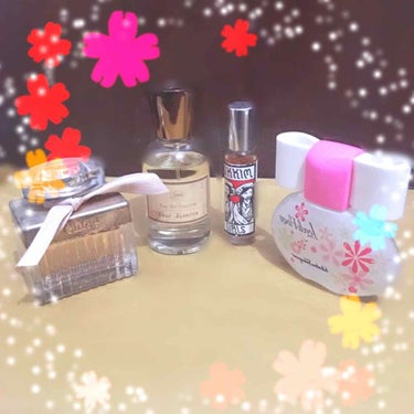 よく使う香水を四つご紹介(*´∇｀*)

左から
① クロエ(Chloe)🌟 オードパルファム
② サボン(Sabon)🌟Eau De Toilette Dear Jasmine
③ ラッシュ(Lush