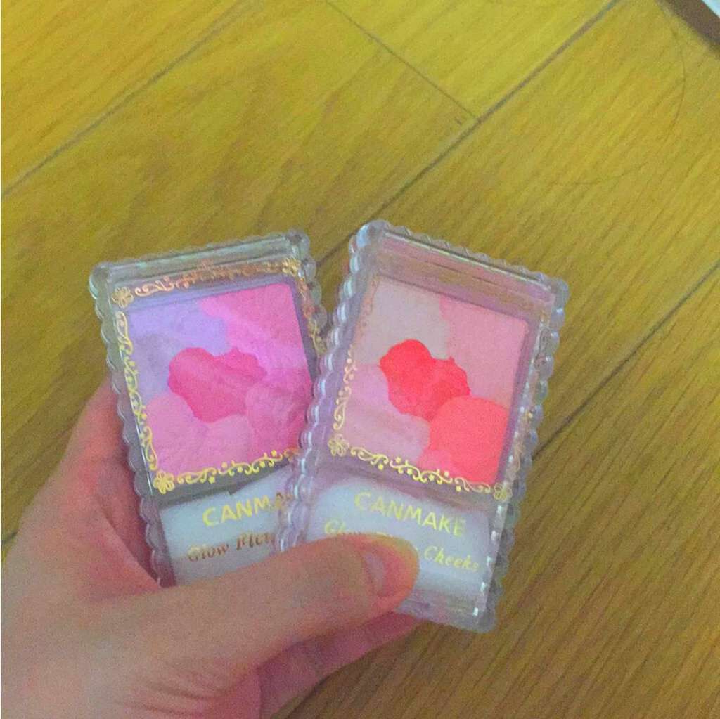 グロウフルールチークス/キャンメイク/パウダーチークを使ったクチコミ(1枚目)