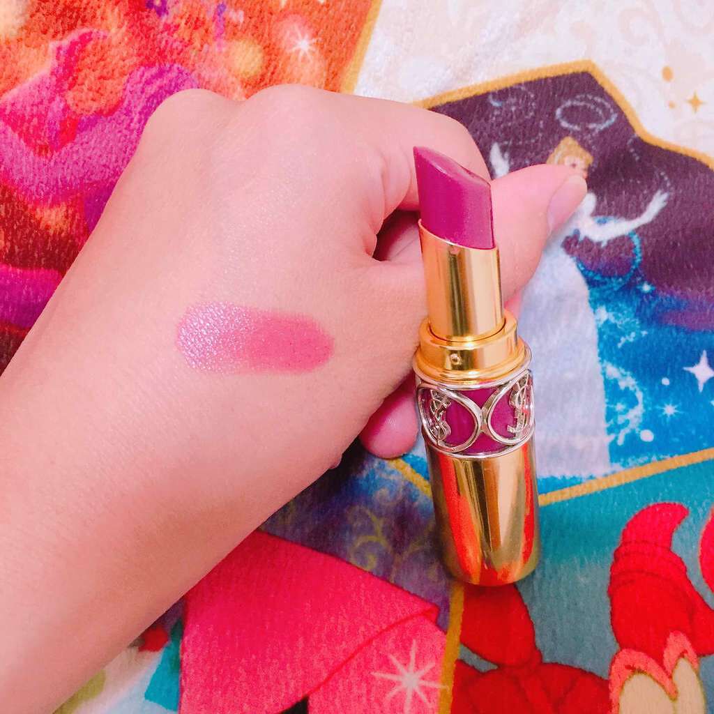 ルージュ ヴォリュプテ シャイン/YVES SAINT LAURENT BEAUTE/口紅を使ったクチコミ(3枚目)