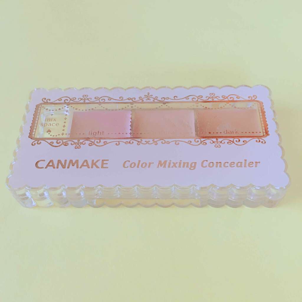 カラーミキシングコンシーラー/キャンメイク/パレットコンシーラーを使ったクチコミ(1枚目)
