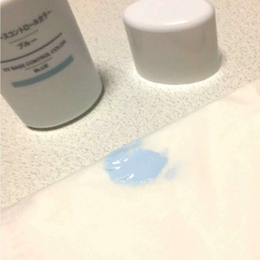 UVベースコントロールカラー SPF 50+・PA+++（旧） ブルー/無印良品/化粧下地を使ったクチコミ（2枚目）