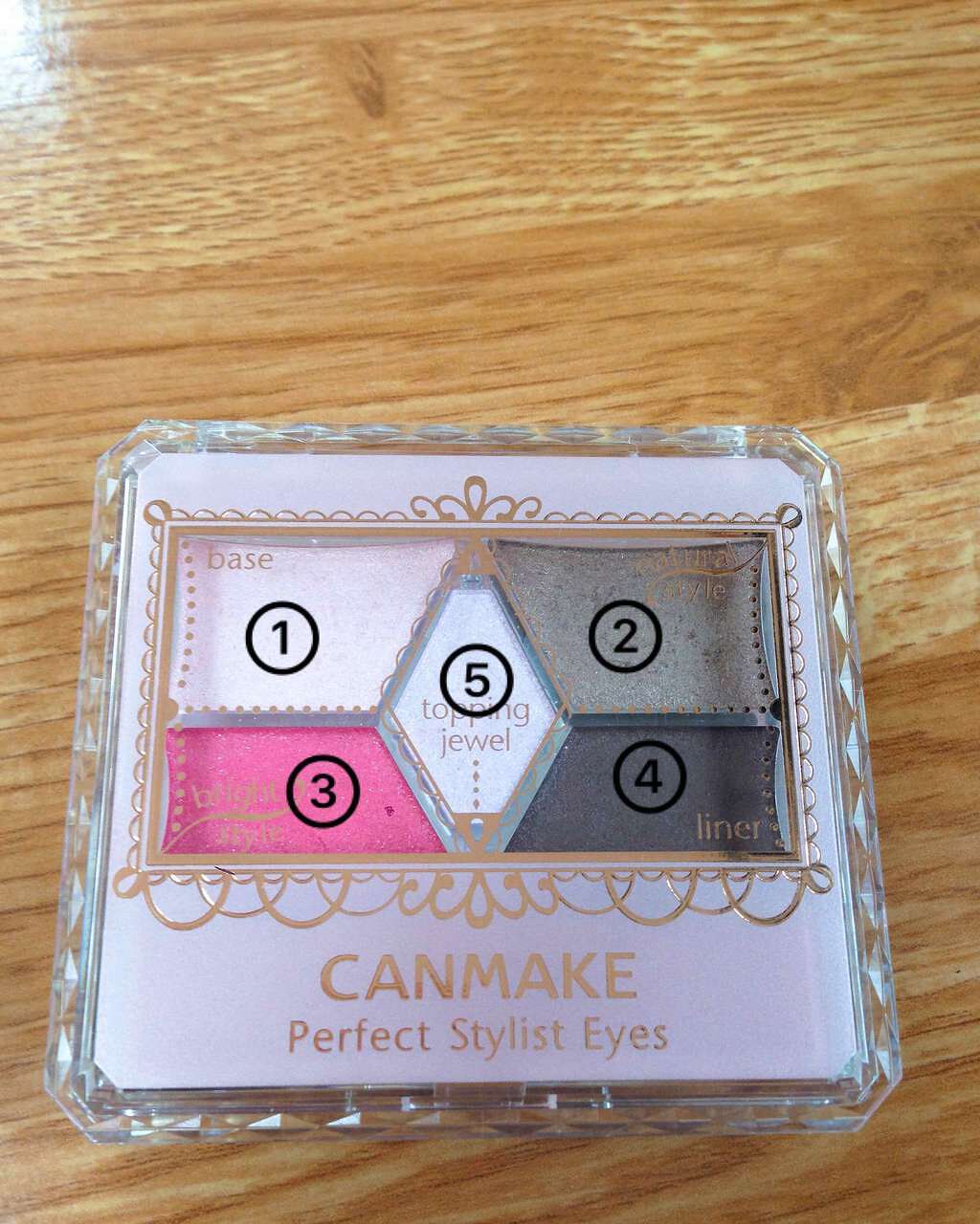 【旧品】パーフェクトスタイリストアイズ/キャンメイク/アイシャドウパレットを使ったクチコミ（2枚目）