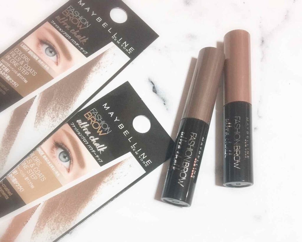 ファッションブロウ パウダーチップ/MAYBELLINE NEW YORK/パウダーアイブロウを使ったクチコミ(1枚目)