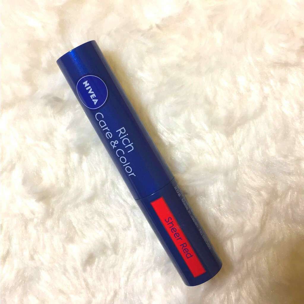 ニベア リッチケア&カラーリップ/ニベア/リップクリームを使ったクチコミ(1枚目)