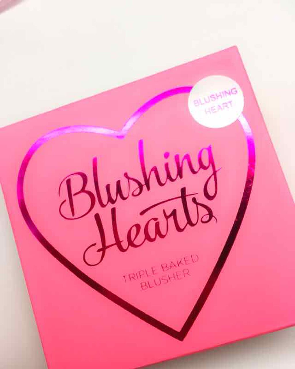 ブラッシング ハート/MAKEUP REVOLUTION/パウダーチークを使ったクチコミ(1枚目)