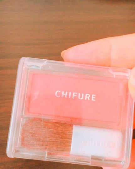 チーク カラー(ブラシ付)/ちふれ/パウダーチークを使ったクチコミ(1枚目)