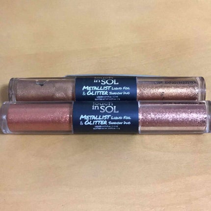 タッチインソル METALLISTグリッターシャドウデュオ/touch in SOL /グリッターを使ったクチコミ(1枚目)