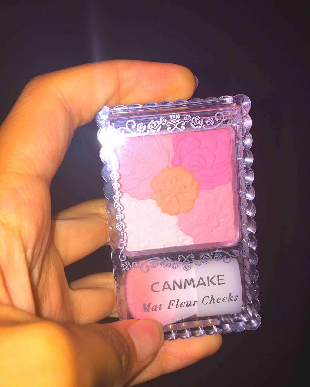 グロウフルールチークス/キャンメイク/パウダーチークを使ったクチコミ（1枚目）