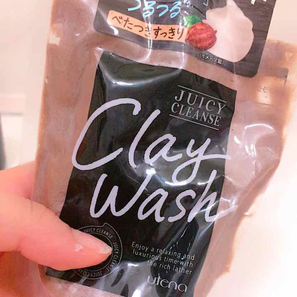 クレイウォッシュ カカオ/ジューシィクレンズ/洗顔フォームを使ったクチコミ(1枚目)