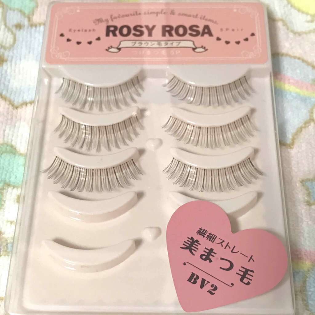 つけまつ毛 5P/ロージーローザ/つけまつげを使ったクチコミ(1枚目)