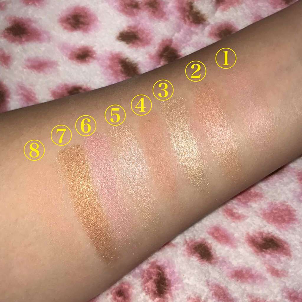 Ultra Blush Palette Golden Sugar/MAKEUP REVOLUTION/パウダーチークを使ったクチコミ（3枚目）
