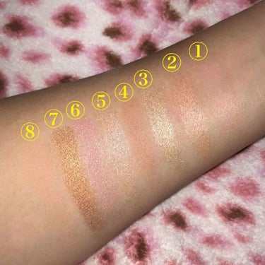 Ultra Blush Palette Golden Sugar/MAKEUP REVOLUTION/パウダーチークを使ったクチコミ（3枚目）