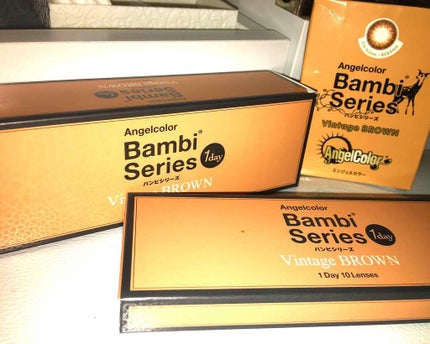 Angelcolor Bambi Series Vintage 1day/AngelColor/ワンデー(1DAY)カラコンを使ったクチコミ(1枚目)