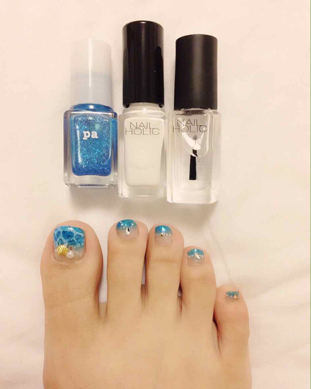 Pa ネイルカラー Pa Nail Collectiveを使った口コミ ドロップネイル Paネイルカラーa95 By ぷく 混合肌 代前半 Lips