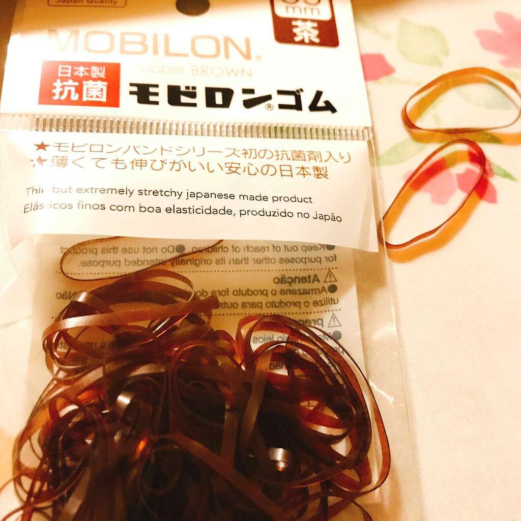 モビロンゴム/DAISO/ヘアアクセサリーを使ったクチコミ（1枚目）