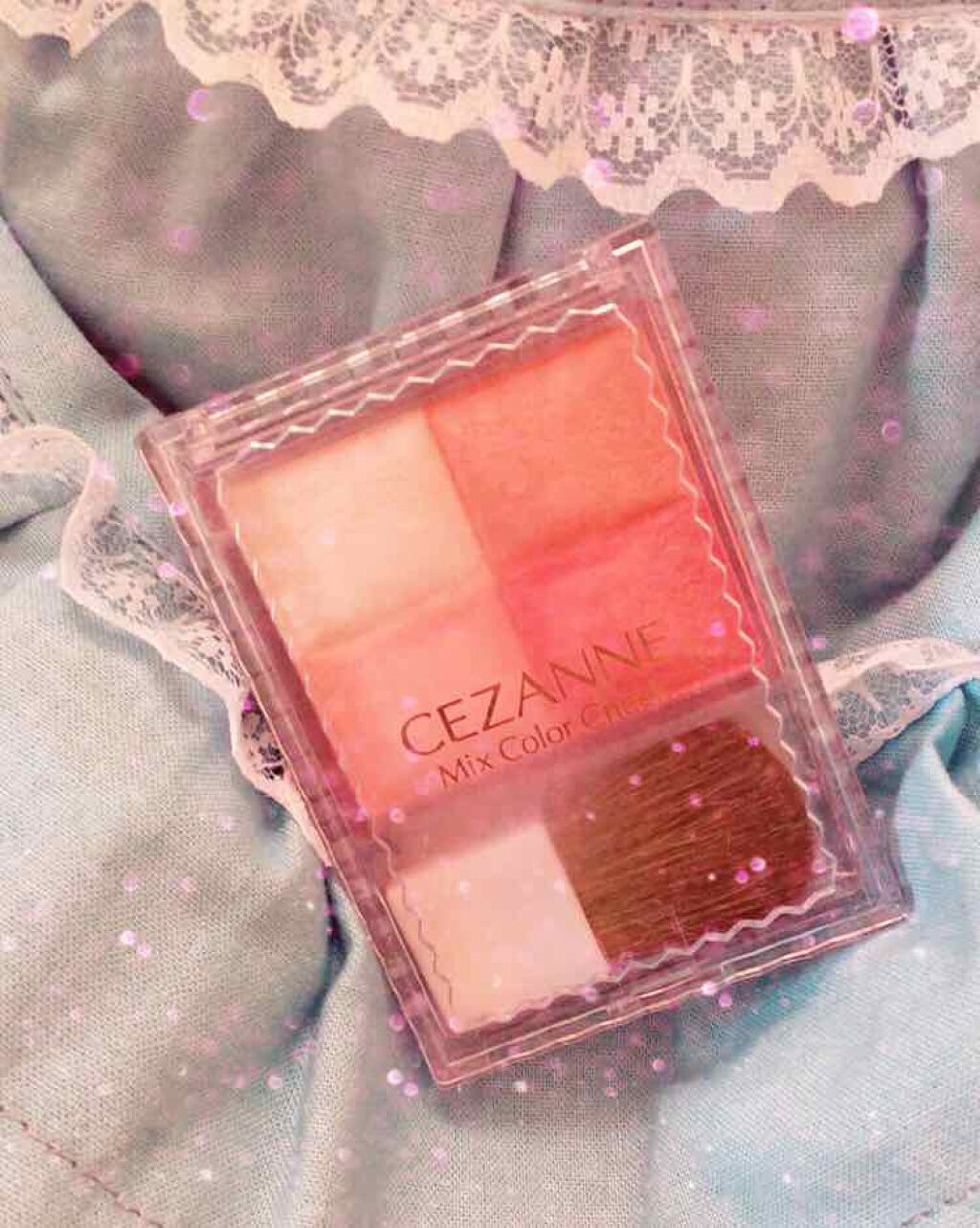 ミックスカラーチーク/CEZANNE/パウダーチークを使ったクチコミ(1枚目)