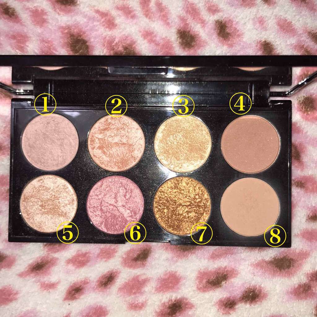 Ultra Blush Palette Golden Sugar/MAKEUP REVOLUTION/パウダーチークを使ったクチコミ(2枚目)