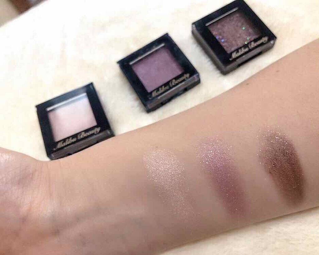 シングルアイシャドウ/マリブビューティー/単色アイシャドウを使ったクチコミ（2枚目）