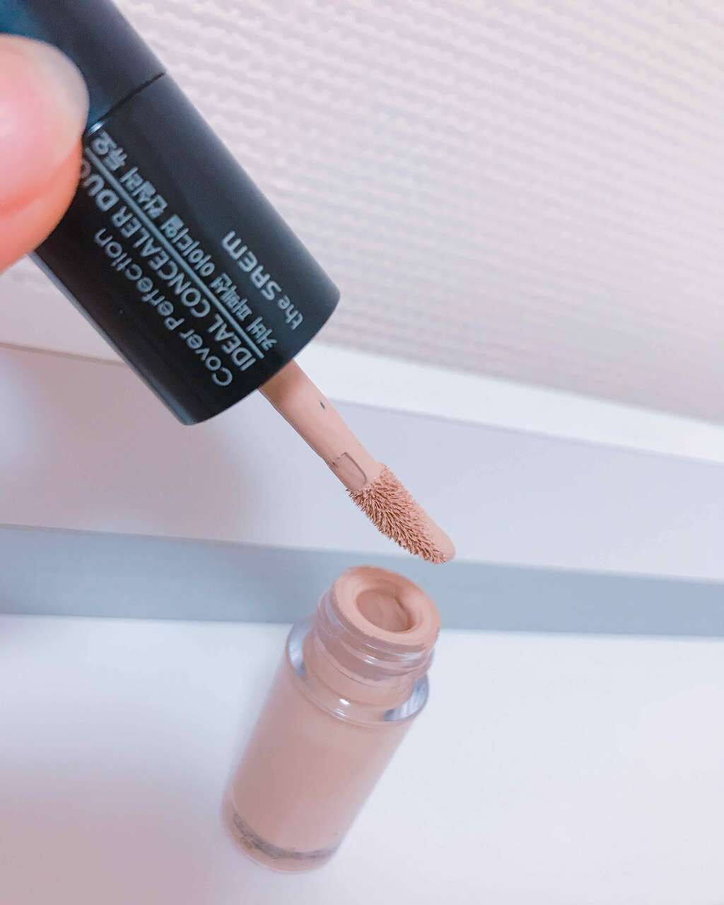 カバーパーフェクション チップコンシーラー/the SAEM/リキッドコンシーラーを使ったクチコミ（3枚目）