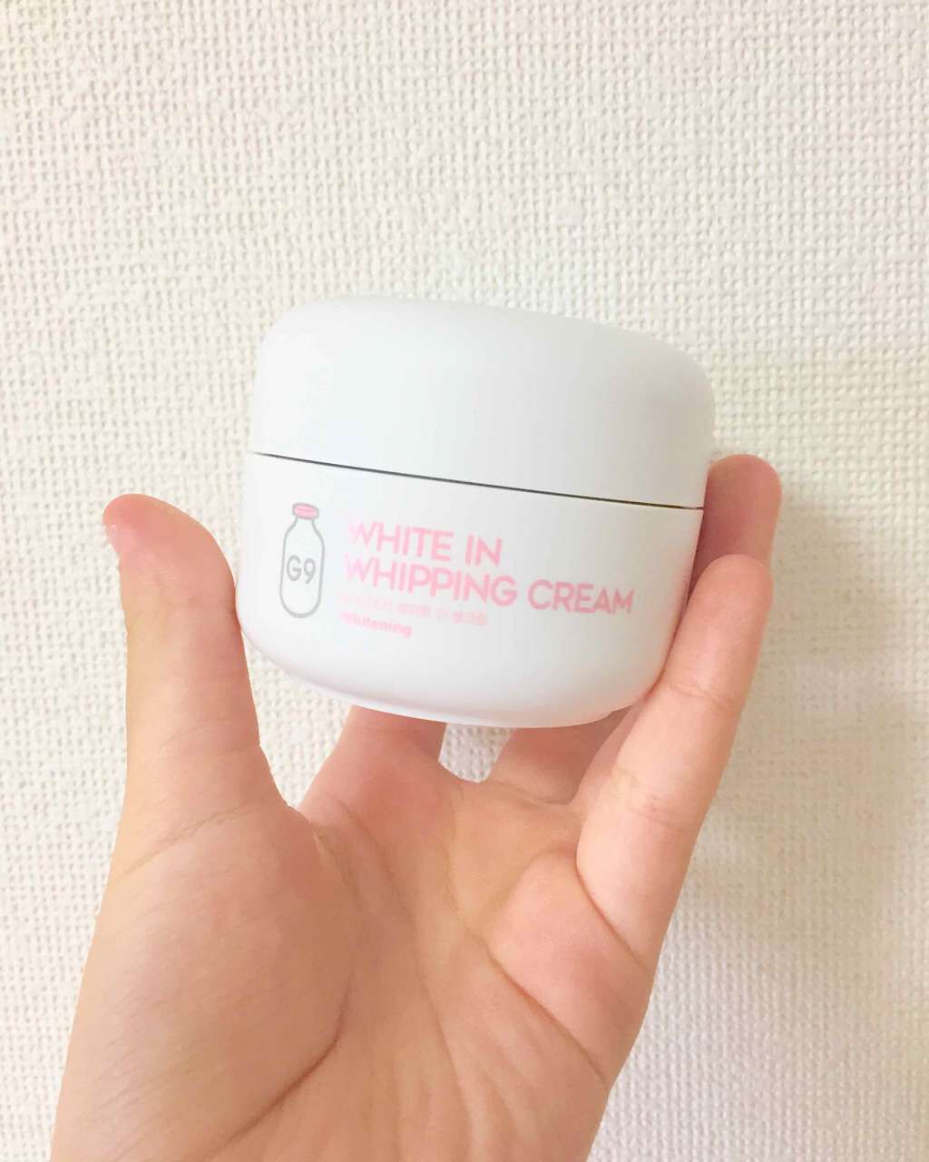 WHITE WHIPPING CREAM(ウユクリーム)/G9SKIN/化粧下地を使ったクチコミ（1枚目）