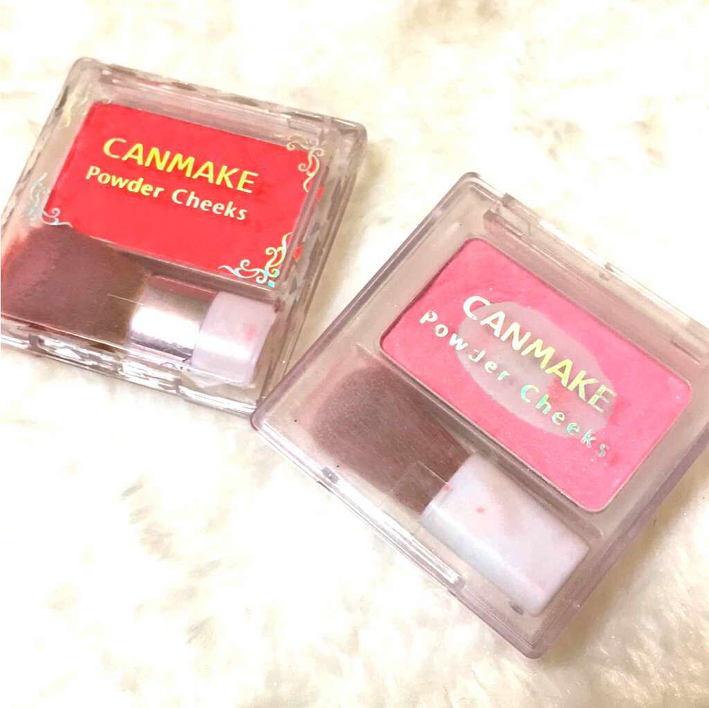 【旧品】パウダーチークス/キャンメイク/パウダーチークを使ったクチコミ(1枚目)