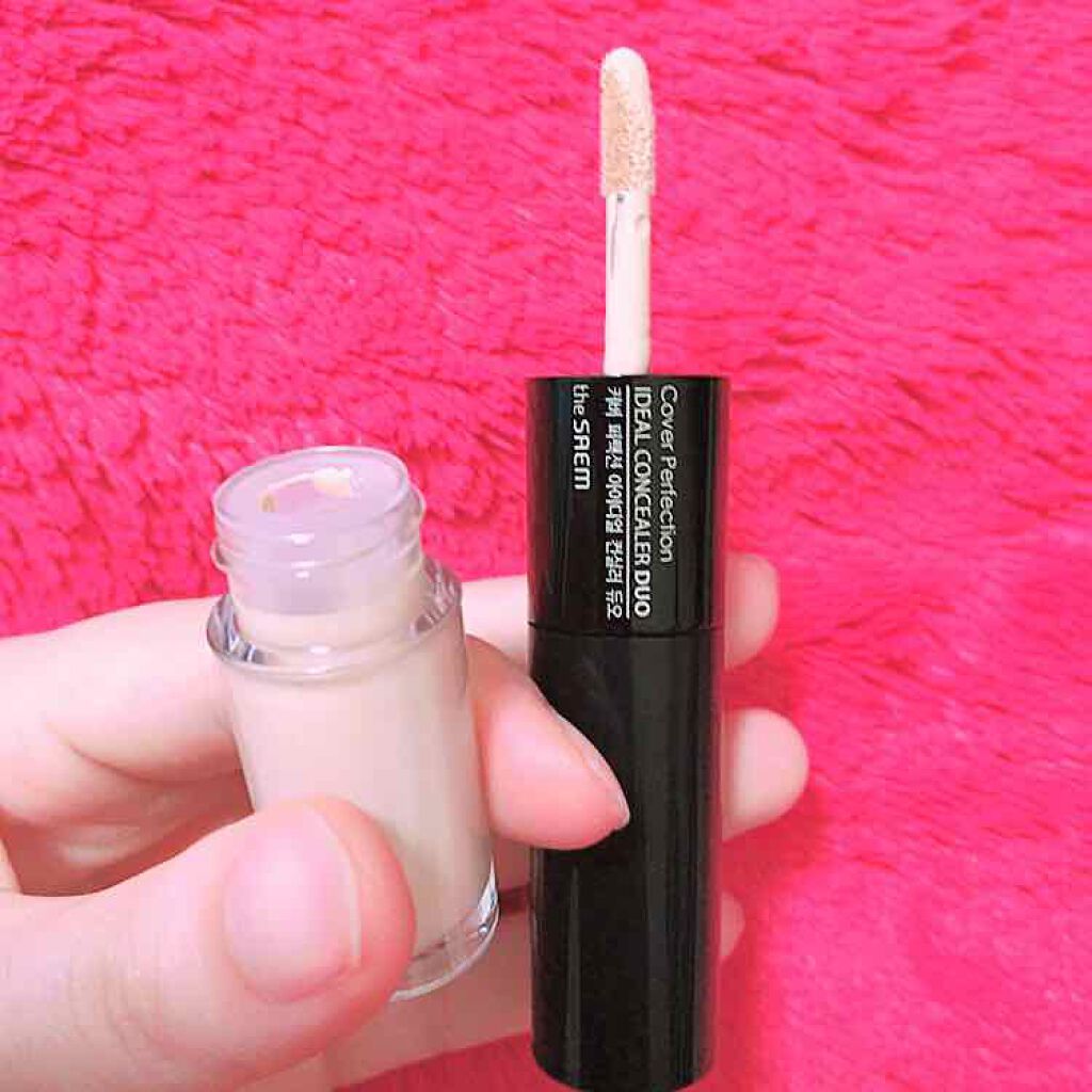 カバーパーフェクション アイディールコンシーラー デュオ/the SAEM/スティックコンシーラーを使ったクチコミ(3枚目)