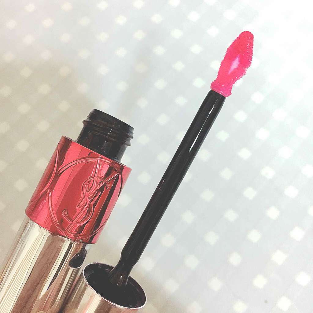 ヴォリュプテ ティントインオイル/YVES SAINT LAURENT BEAUTE/リップグロスを使ったクチコミ(2枚目)