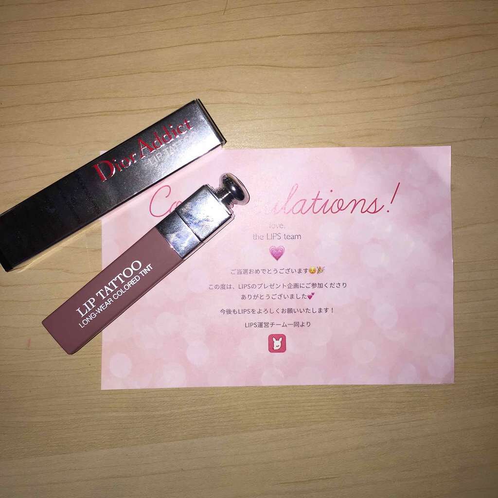 【旧】ディオール アディクト リップ ティント/Dior/リップグロスを使ったクチコミ(1枚目)