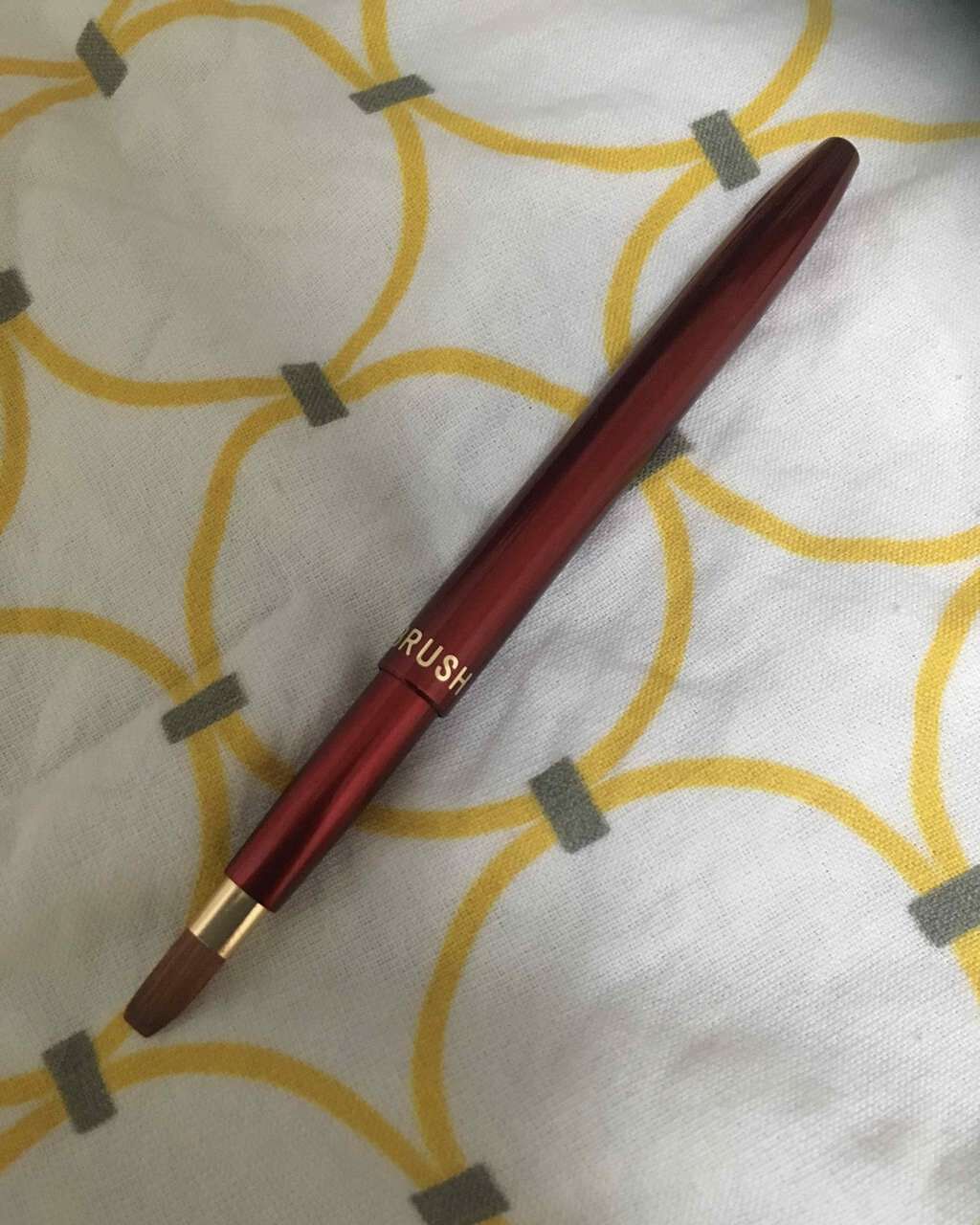 熊野筆リップブラシ/竹宝堂/メイクブラシを使ったクチコミ(1枚目)