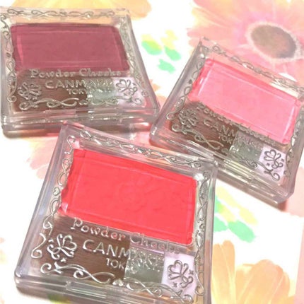 【旧品】パウダーチークス PW20 ロリポップピンク/キャンメイク/パウダーチークを使ったクチコミ(1枚目)