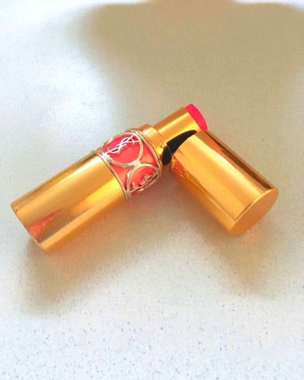 ルージュ ヴォリュプテ シャイン/YVES SAINT LAURENT BEAUTE/口紅を使ったクチコミ(1枚目)