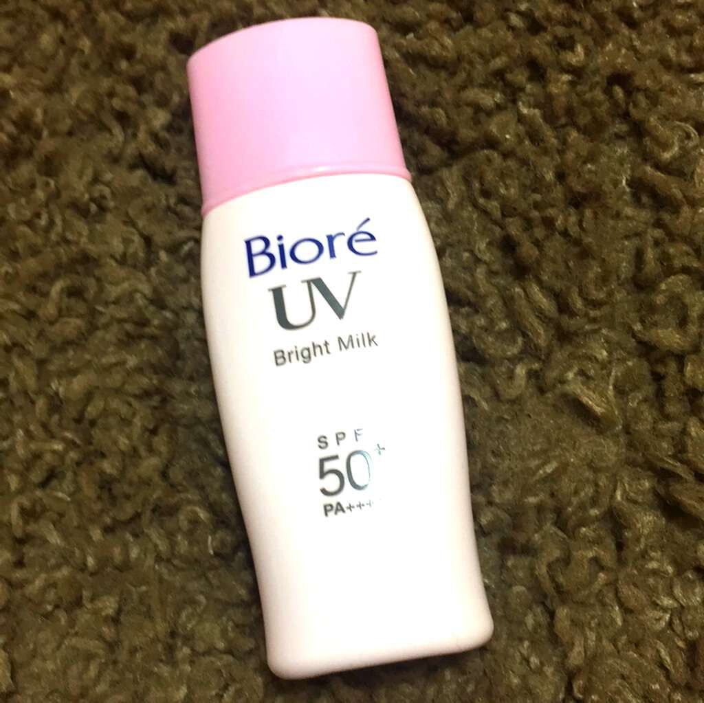 ビオレUV さらさらブライトミルク SPF50+/ビオレ/日焼け止めミルクを使ったクチコミ(1枚目)