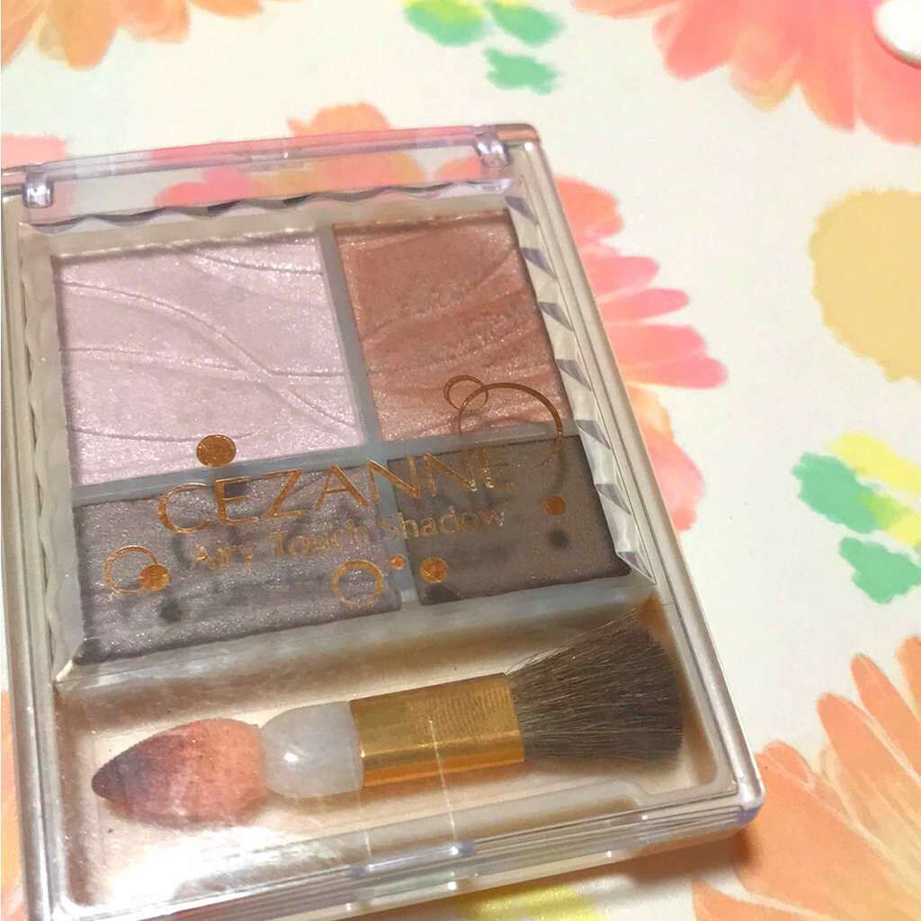 エアリータッチシャドウ/CEZANNE/アイシャドウパレットを使ったクチコミ(1枚目)